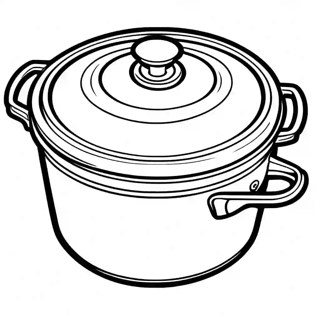 Casserole dish coloring pages